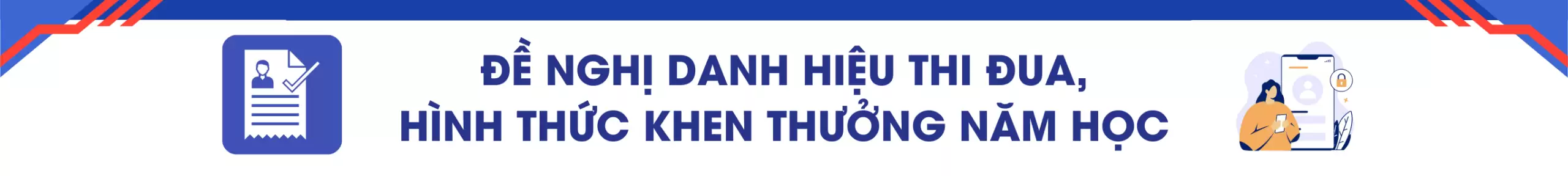 Đề nghị danh hiệu, hình thức thi đua